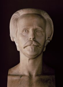 Buste af Karl May (marmor) af School German