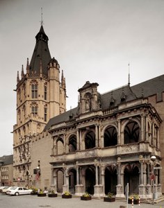 Udsigt over rådhuset i Köln. Tyskland