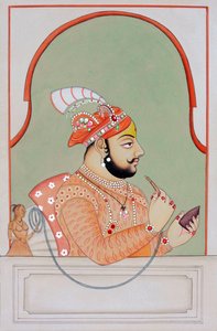 Miniaturemaleri af Maharana Jagat Singh Udaipur af School Indian