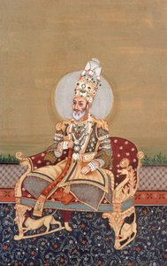 Mogul-miniaturemaleri Bahadurshah Jafer af School Indian