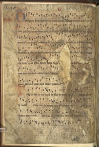 Tilføj MS 24198 f.1v Flyveblad med salmebog, Missale, i henhold til brugen af Augustinian Canons Regular, med særlige tilføjelser til kirken St. Thomas the Martyr, Dublin (pergament)