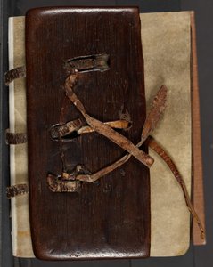 MS CCC 282 Corpus Irish Missal Book Binding, c.1120-30 (eg, læder og vellum)