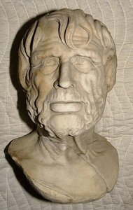 Buste af Seneca af School Italian