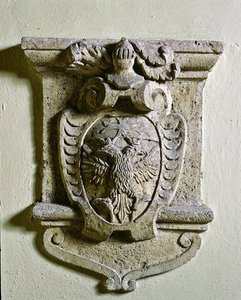 Våbenskjold (marmor) af School Italian