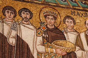 Kejser Justinian I (mosaik)