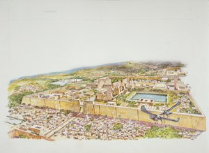 Rekonstruktion af Amon-templet i Karnak under Ramses II