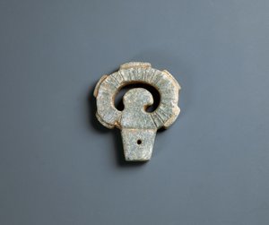 Flint våbenhåndtag, Jomon periode 10000-300 f.Kr af Japanese School