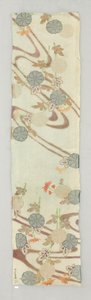 Kimono fragment (klud) af Japanese School