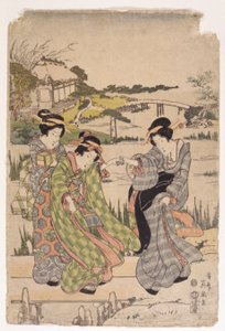 Uden titel (farvetræsnit) af School Japanese