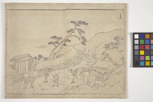 Uden titel (farvetræsnit) af School Japanese