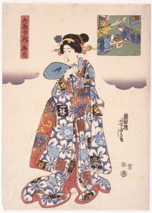 Uden titel (farvetræsnit) af School Japanese