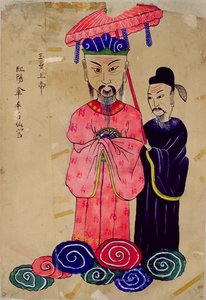 En koreansk guddom eller 