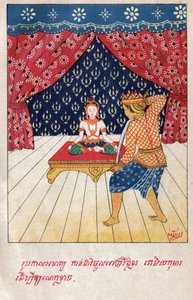 Temiya Jataka. (stik, ca. 1910) af School Laotian