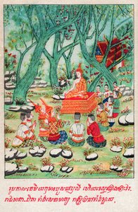 Temiya Jataka. (stik, ca. 1910) af School Laotian