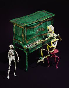 Day of the Dead figurerer som musikere (papier mache) (detalje af 229287)