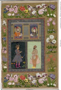 Side fra Skt. Petersborg-albummet, af School Mughal