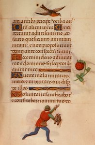 F.235 Mand med høge, fra 