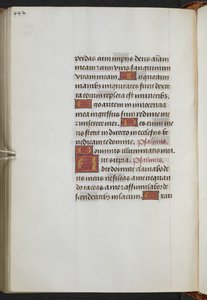 Kings 9, f.235v, Book of Hours, brug af Sarum (