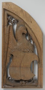 Panel fra en orgelkasse, ca. 1510-20 (eg med spor af polykromi) af School Netherlandish