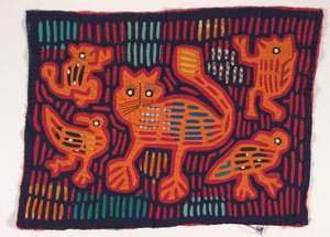 Skjortepanel (mola), Kuna People, San Blas Islands, ca. 1950