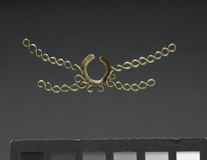 Næseornament, Chavín de Huantar ca.500-200 f.Kr. (guld)