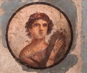 Medaljon-portrætter, Pompeji af School Roman