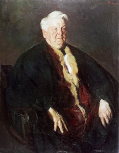 Portræt af Mihail Sadoveanu (Pascani af School Romanian
