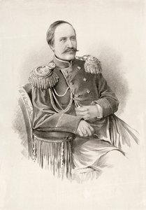 Grev Nikolai Ignatiev, russisk soldatpolitiker og diplomat (gravering) af School Russian