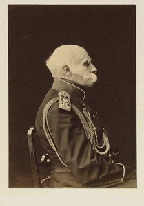 Grev Friedrich Benjamin von Lutke, tysk navigatør, geograf og opdagelsesrejsende i Østersøen, emne for det russiske imperium - Portræt af grev Fjodor Petrovich Litke (1797-1882), Anonym . Litografi af School Russian