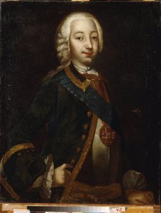 Portræt af zar Peter III af Rusland af School Russian