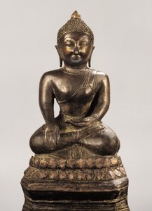 Buddha-billede fra Ayutthaya-perioden (bronze)
