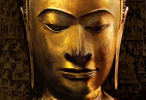 Hovedet af et Buddha-billede