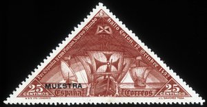Spansk stempel på Christopher Columbus