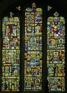 Nulstil schweiziske paneler (farvet glas) af Swiss School