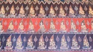 Vægmalerier i Buddhaisawan-kapellet, Wang Na-paladset (maleri) af School Thai