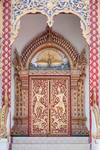 Templets dør, Wat Phrathat Doi Suthep af School Thai