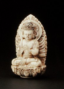 Buddha (elfenben og pigment) (se også 210144)
