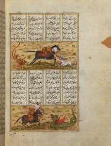 Sultan Mahmud dræber en løve og en drage