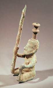Warrior, Dong-son Civilisation, fra Vietnam (bronze)