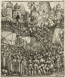 Uddrivelsen af ungarerne fra Nedre Østrig, fra Maximilian I