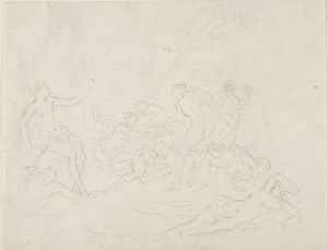 Diana og Callisto af School of Nicolas Poussin