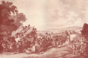 En ekstraordinær scene på vejen fra London til Portsmouth, 1909 af Schultz