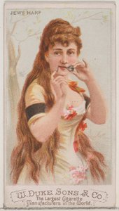 Jews Harp, fra Musical Instruments-serien N82 til Duke brand cigaretter, 1888., 1888.