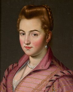 Parman talon nainen, mahdollisesti Costanza Colonna (öljy kankaalle) af Scipione (1550 98) (attr. to) Pulzone