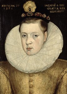 Portræt af James VI af Skotland, senere James I af England (1566-1625) 1586
