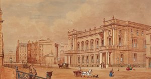 Prospect of Edinburgh (blyant, pen og blæk og akvarel) af Scottish School