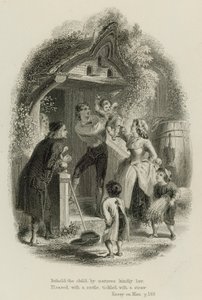 Scene fra Essay on Man, af Alexander Pope (gravering)