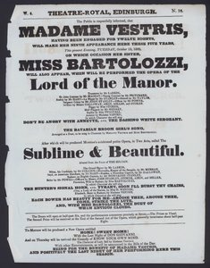 Teaterprogram for Theatre Royal, Edinburgh af Scottish School