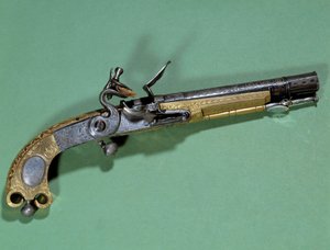 Våben: flintpistol af Joachim Murat af Scottish School