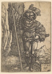 A Lansquenet, 1520. af Sebald Beham